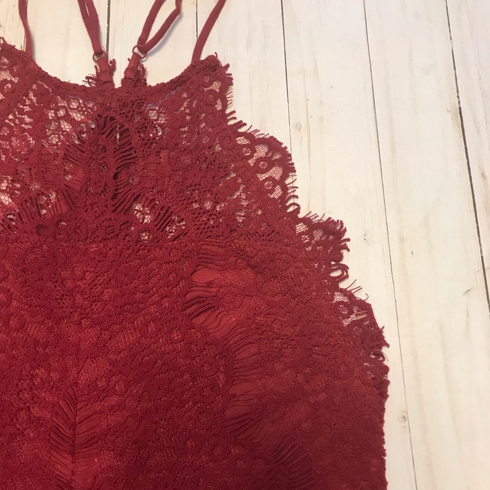 Free People She’s Got it Slip Lace Dress XS & S - Picture 5 of 8